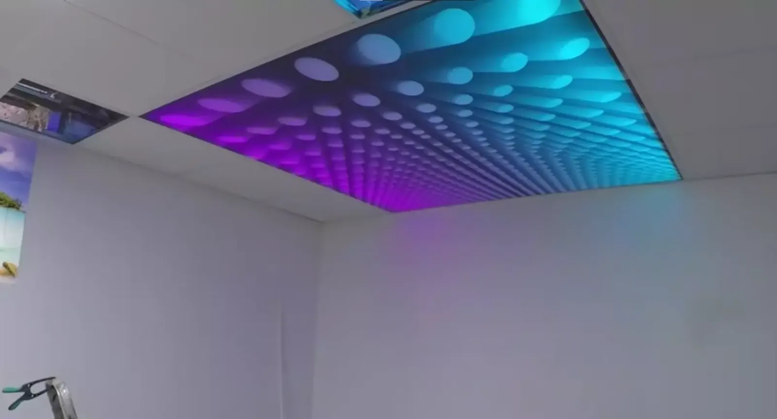 3D натяжной потолок для офиса — Новомосковск, Комсомольская, 21, фото 3
